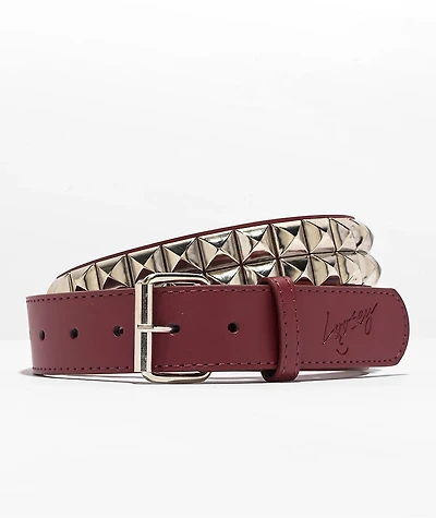 Loosey Stud Finder Ox Blood Studded Belt