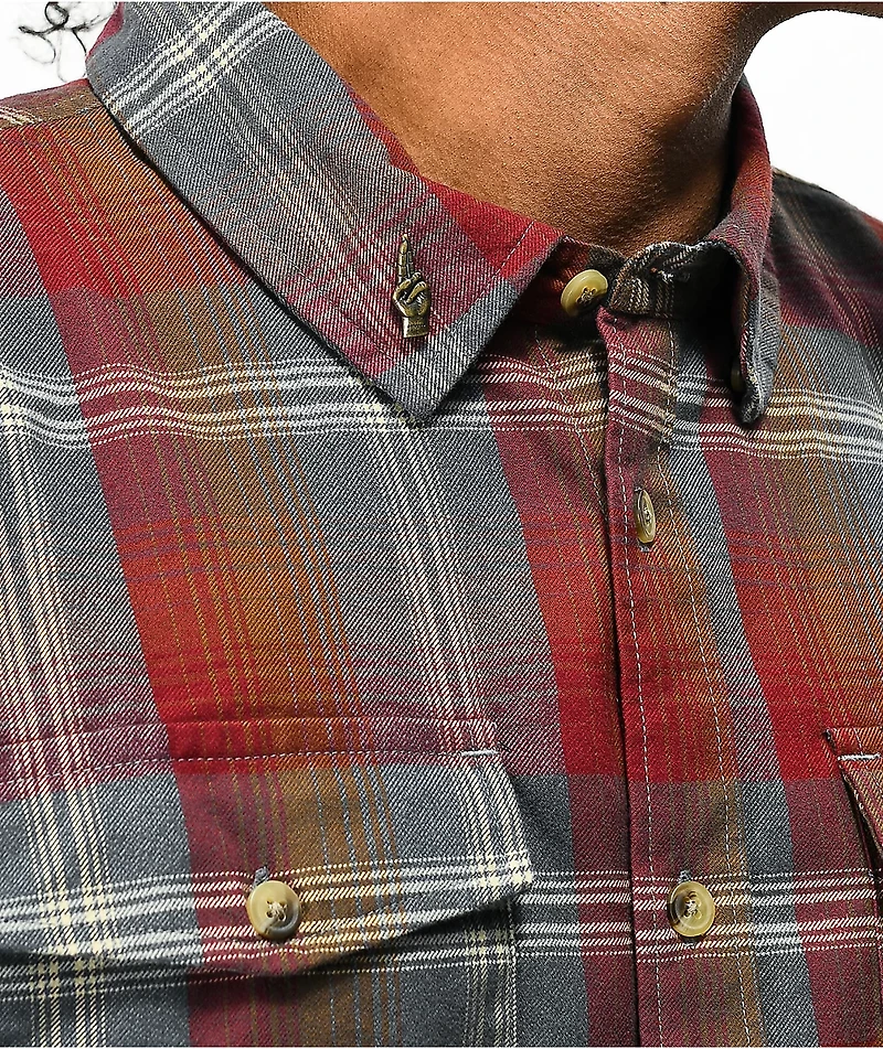 Loser Machine Ryder Red Flannel Shirt