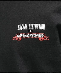 Loser Machine x Social Distortion Music Man Black T-Shirt