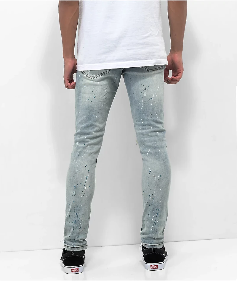 Lost Hills Rip Repair Light Wash Denim Jeans