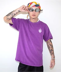 Low Church by Jxdn Peacock Plum Wash T-Shirt