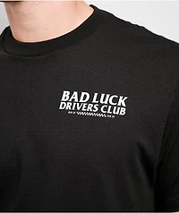 Lowered Lifestyle Bad Luck Drivers Club Black T-Shirt