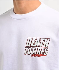 Lowered Lifestyle Death To Tires White T-Shirt