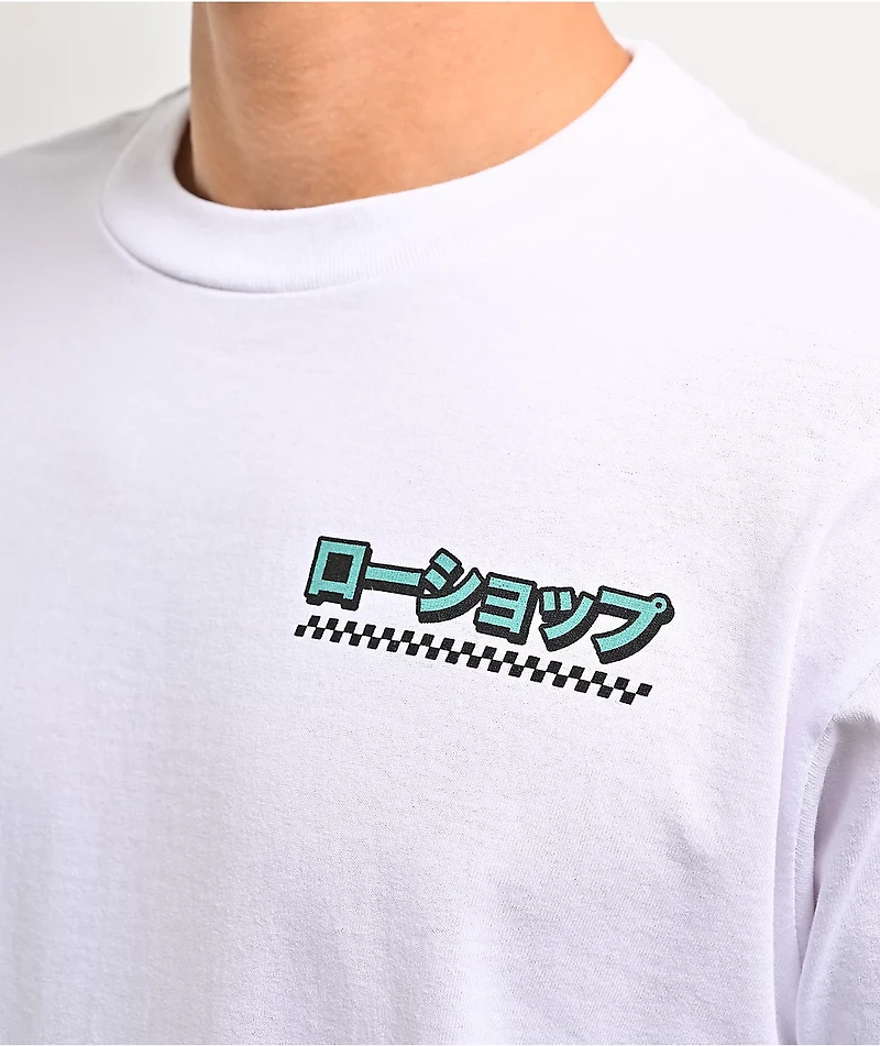 Lowered Lifestyle Hako Garage White T-Shirt
