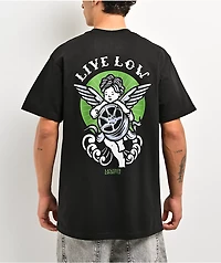 Lowered Lifestyle Live Low Cupid Black T-Shirt