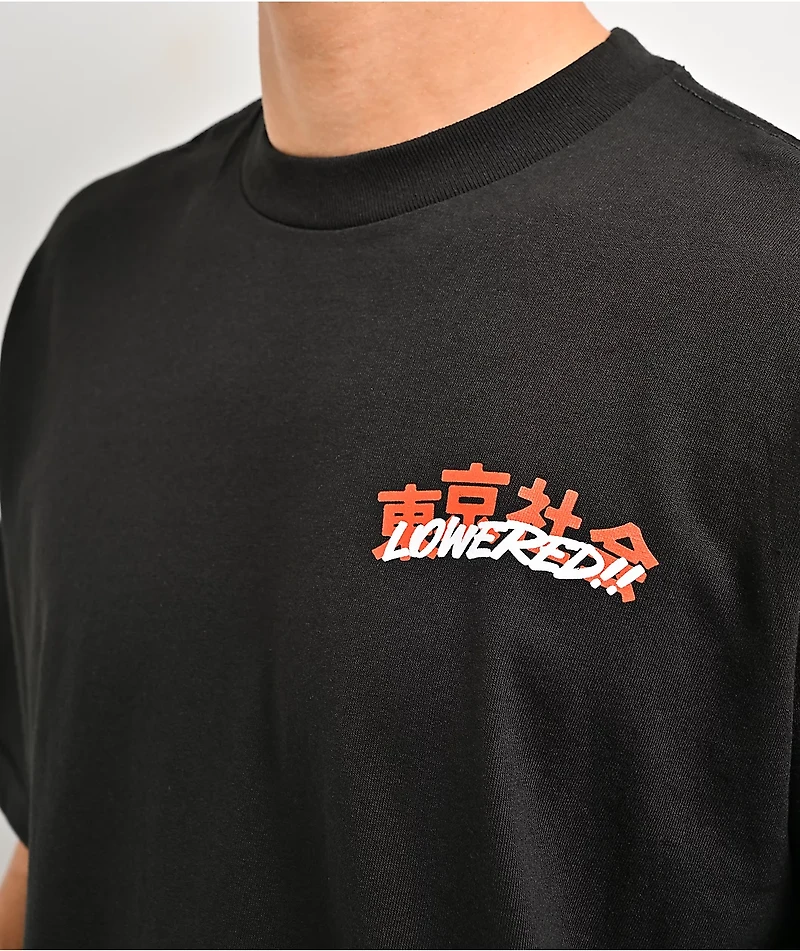 Lowered Lifestyle Ramen Sky Black T-Shirt