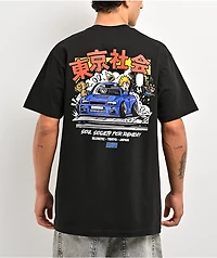 Lowered Lifestyle Ramen Sky Black T-Shirt