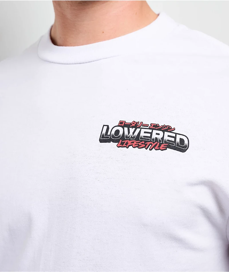 Lowered Lifestyle Toriii White T-Shirt