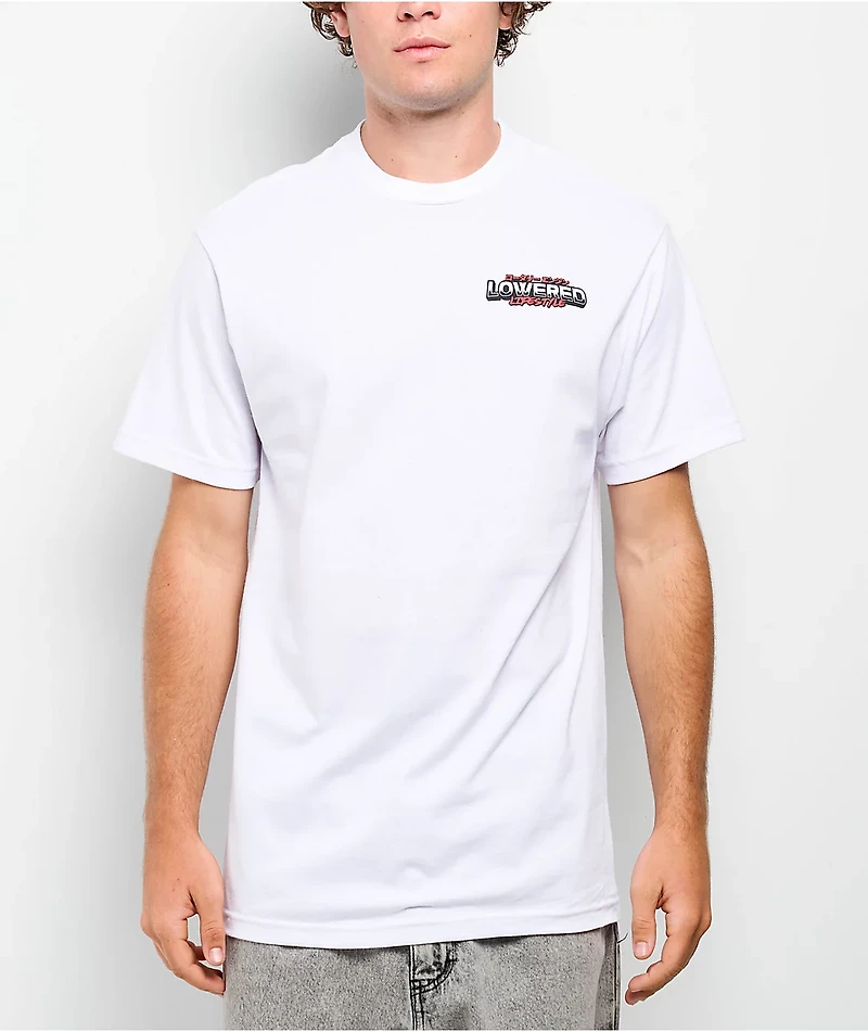 Lowered Lifestyle Toriii White T-Shirt