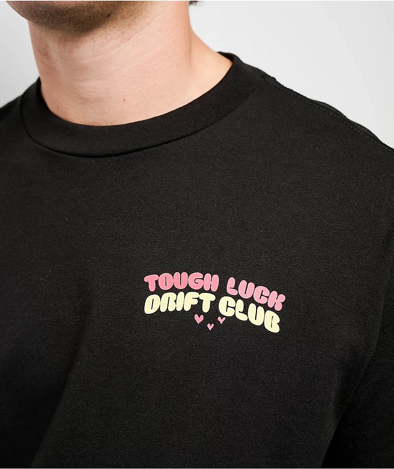 Lowered Lifestyle Tough Luck Drift Club Black T-Shirt
