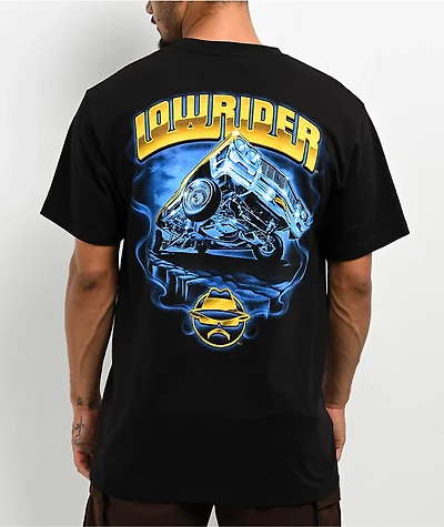 Lowrider 4 On 3 Black T-Shirt