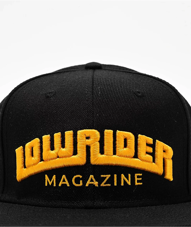 Lowrider Magazine Black Snapback Hat