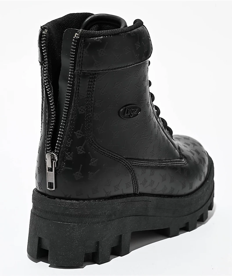 Lugz x Ghost Mila Black Platform Boots