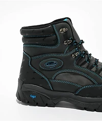 Lugz x Psychworld Ridgeline Black & Blue Chukka Boots