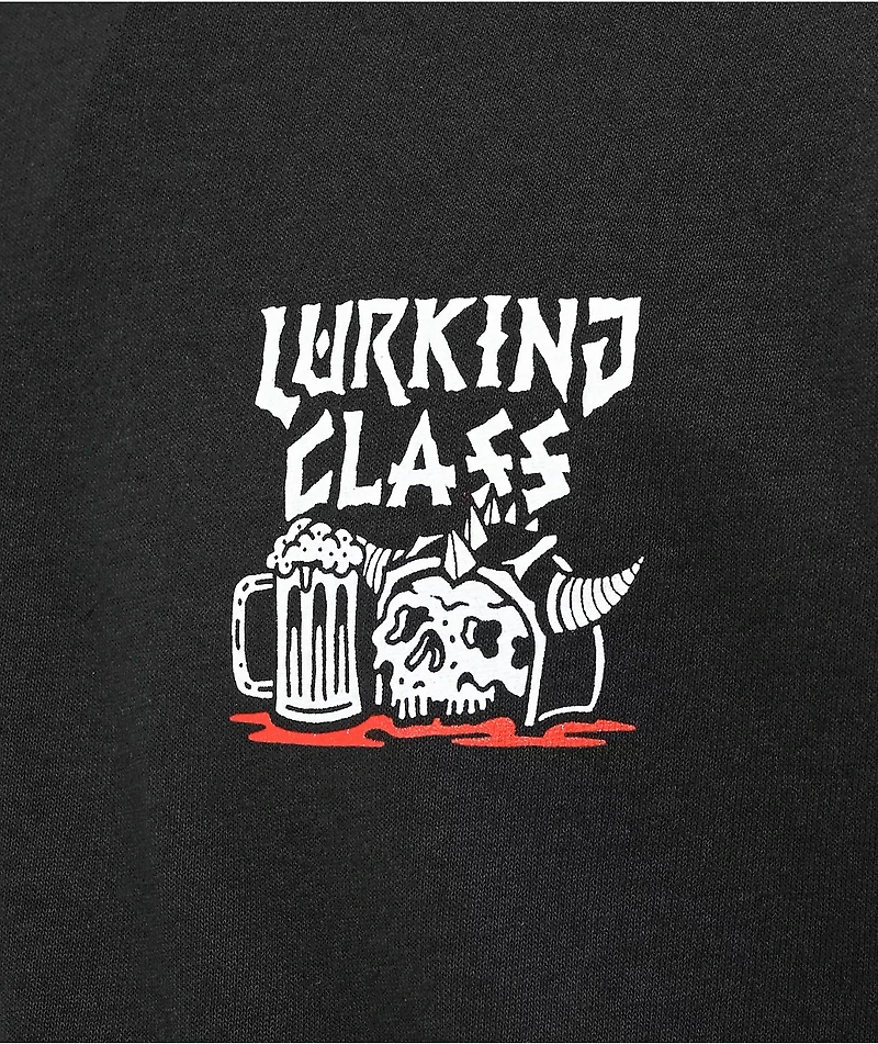Lurking Class By Sketchy Tank Beerbarian Black T-Shirt
