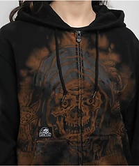 Lurking Class By Sketchy Tank Clarity Black Zip Hoodie