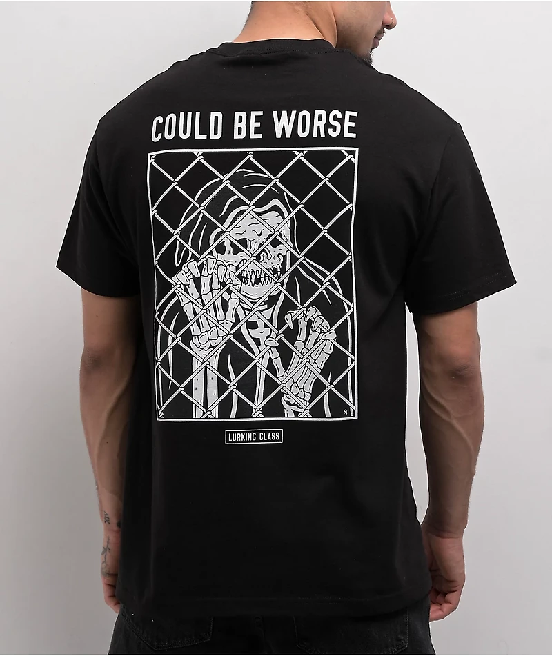 Lurking Class By Sketchy Tank Could Be Worse Black T-Shirt