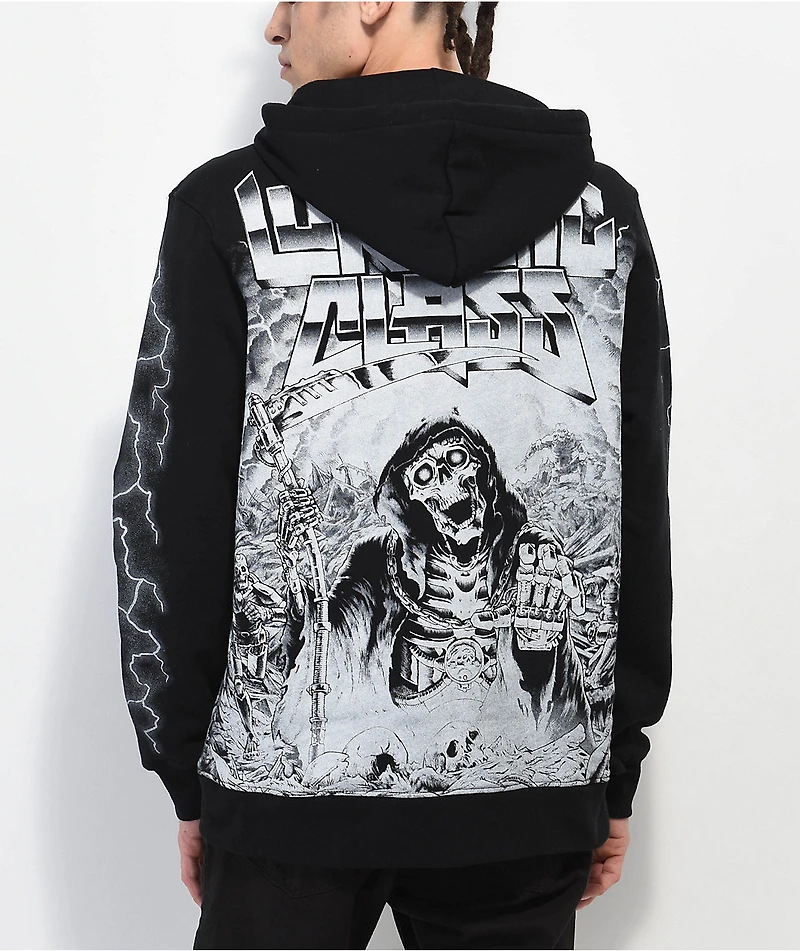 Lurking Class By Sketchy Tank Cyborg Black Hoodie