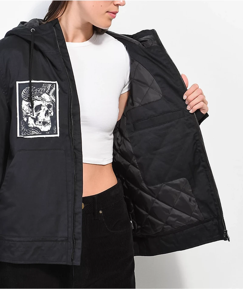 Lurking Class By Sketchy Tank DIY Patch Black Jacket