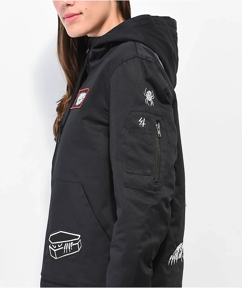 Lurking Class By Sketchy Tank DIY Patch Black Jacket