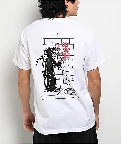 Lurking Class By Sketchy Tank Eat Shit White T-Shirt