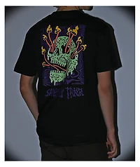Lurking Class By Sketchy Tank Fungus Color Black T-Shirt