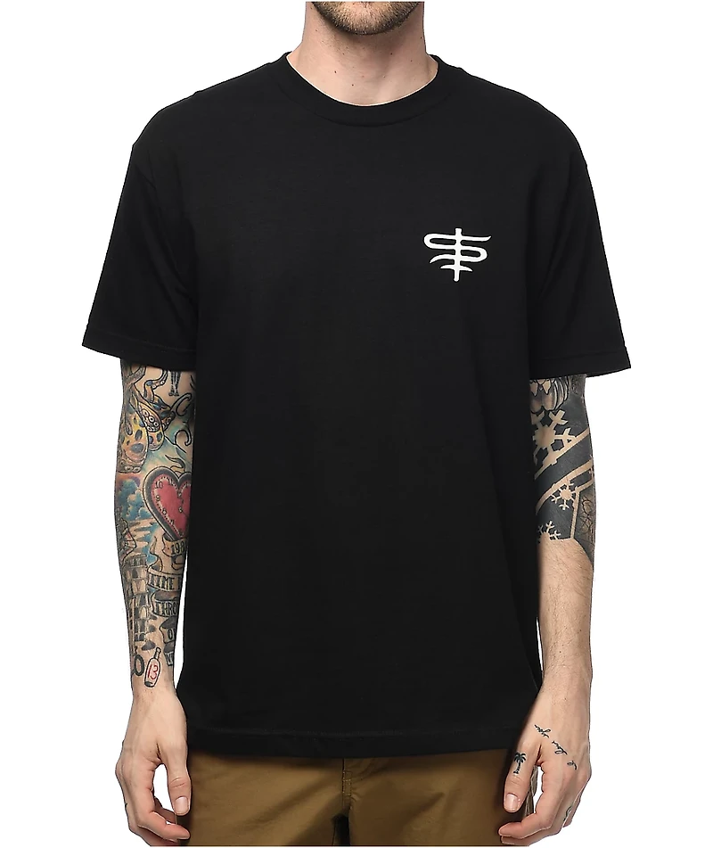 Lurking Class By Sketchy Tank Loser Black T-Shirt