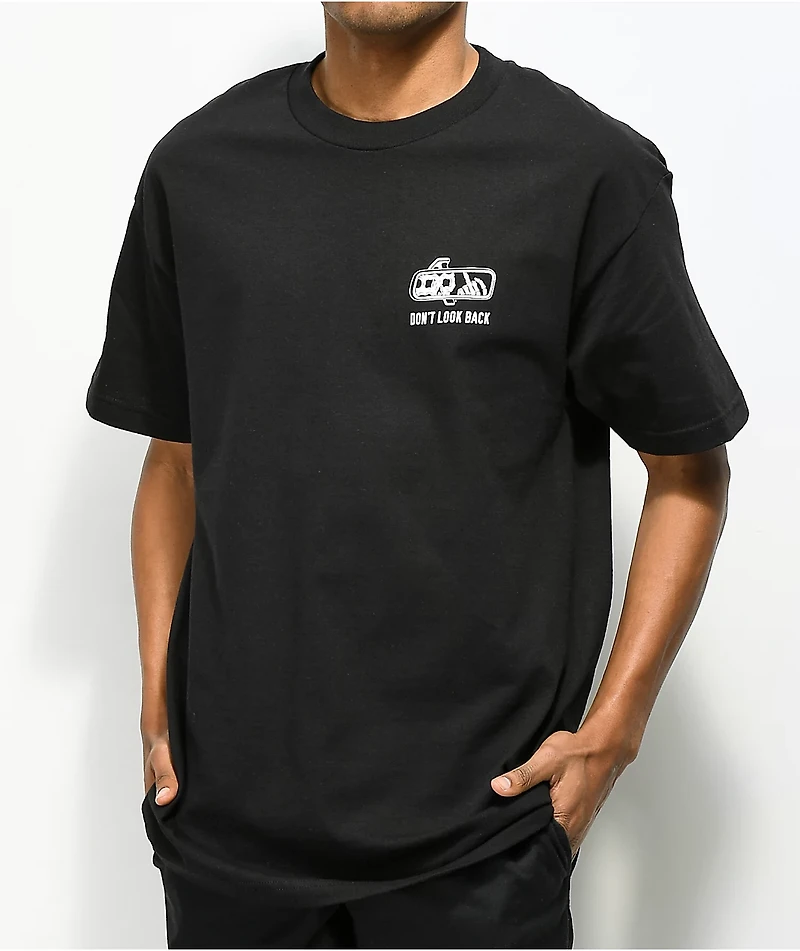 Lurking Class By Sketchy Tank Look Back Black T-Shirt