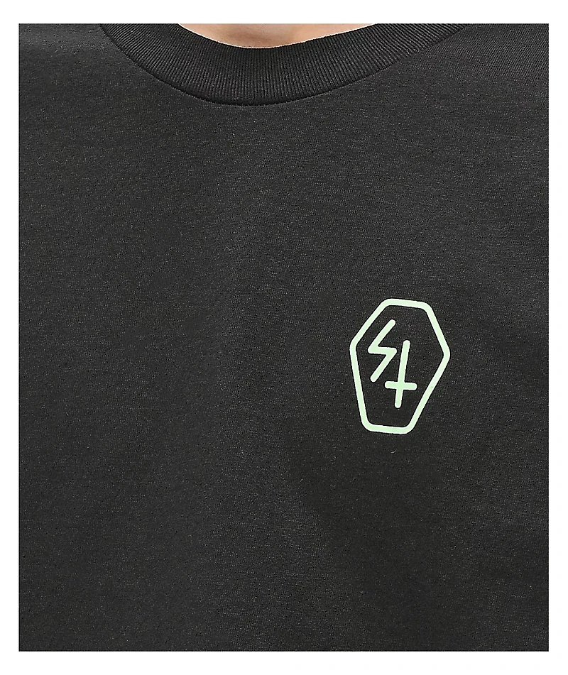 Lurking Class By Sketchy Tank Paradise Black T-Shirt