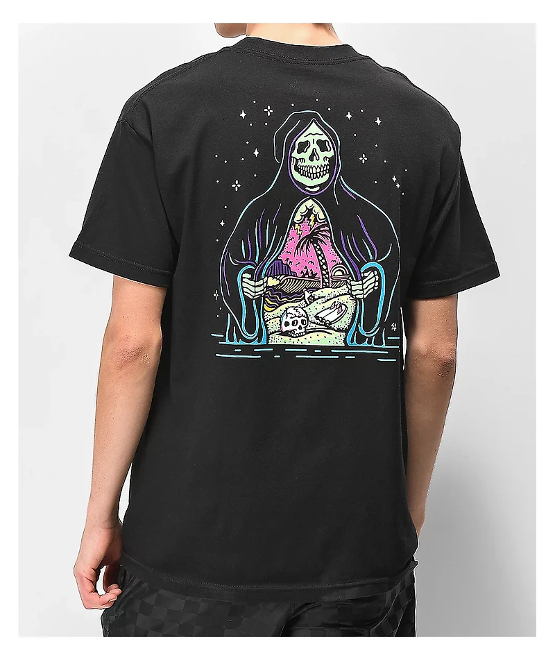Lurking Class By Sketchy Tank Paradise Black T-Shirt