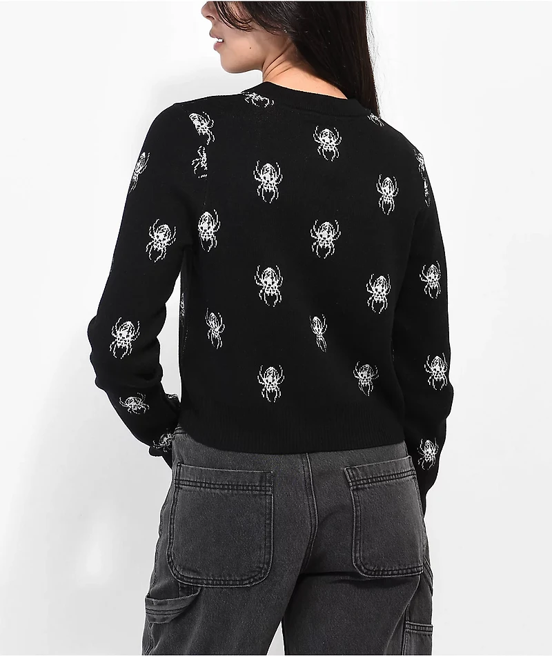 Lurking Class By Sketchy Tank Repeat Spider Black Sweater