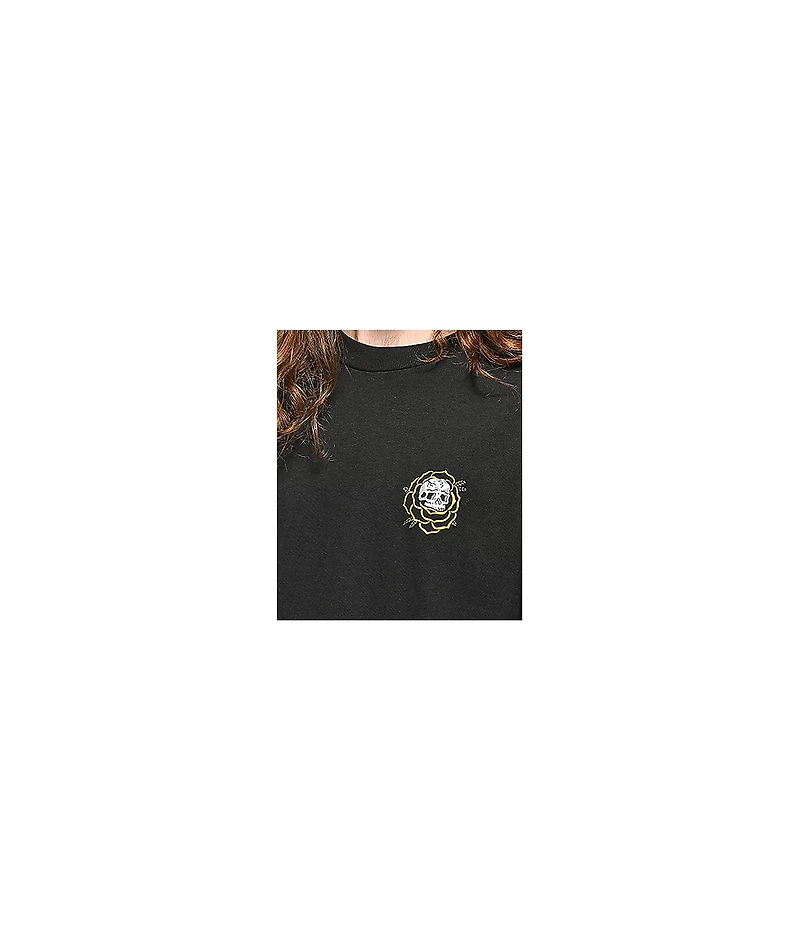 Lurking Class By Sketchy Tank Rose Black T-Shirt