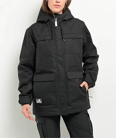 Lurking Class By Sketchy Tank Stay Sharp Black Snowboard Jacket