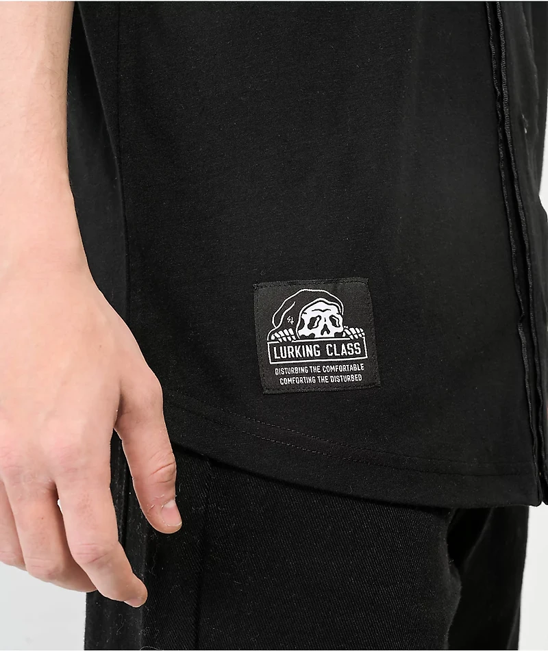 Lurking Class By Sketchy Tank Terror Black Baseball Jersey