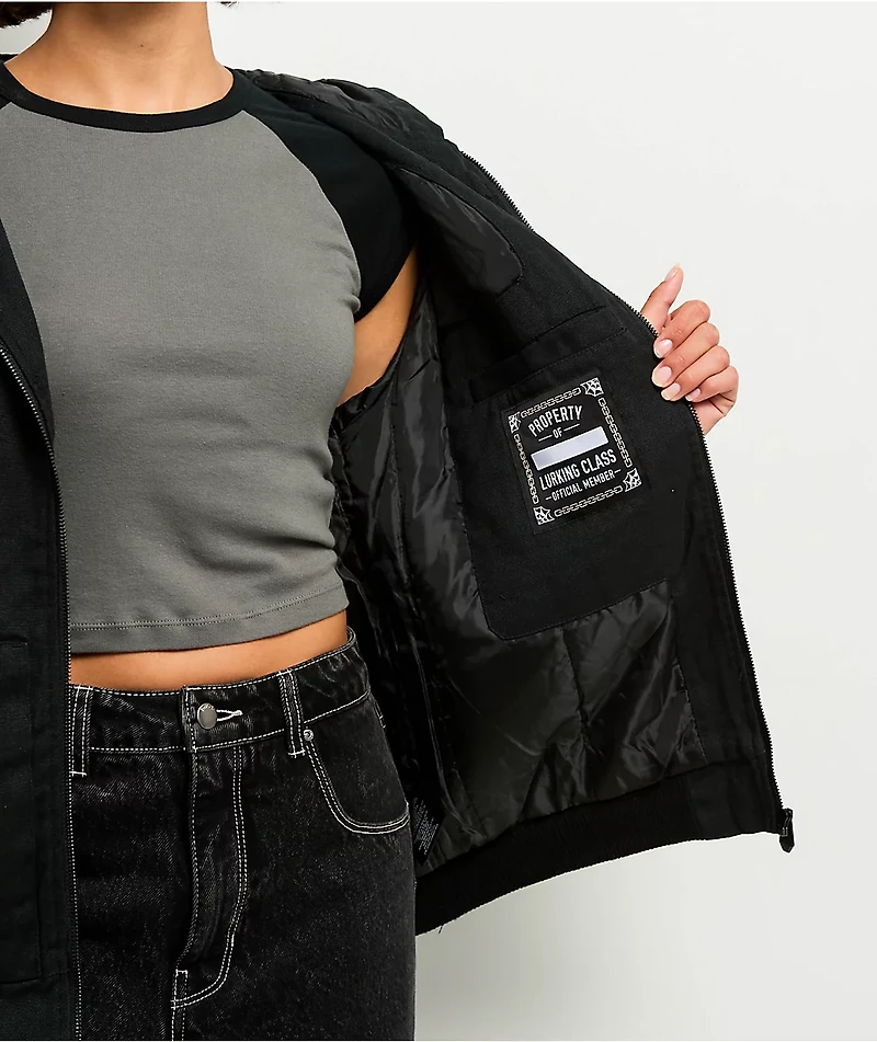 Lurking Class By Sketchy Tank Tombs Black Work Jacket