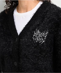 Lurking Class By Sketchy Tank x Kyle Grand Sin Black Long Sleeve Crop Cardigan
