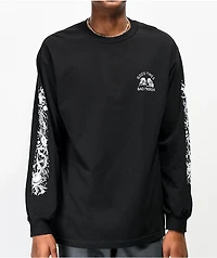 Lurking Class By Sketchy Tank x Stikker Good Times Bad Friends Black Long Sleeve T-Shirt