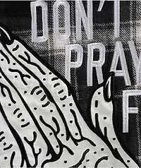 Lurking Class Don't Pray For Me Black Flannel Shirt