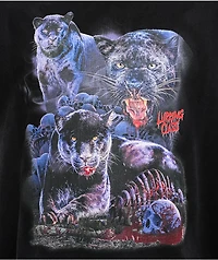 Lurking Class Panther Vintage Black T-Shirt
