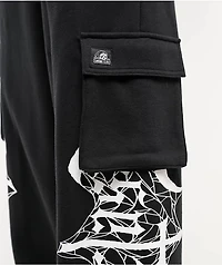 Lurking Class Tombs Black Cargo Sweatpants