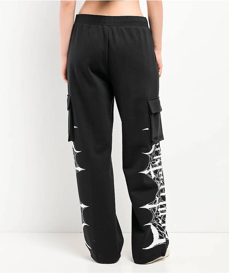 Lurking Class Tombs Black Cargo Sweatpants