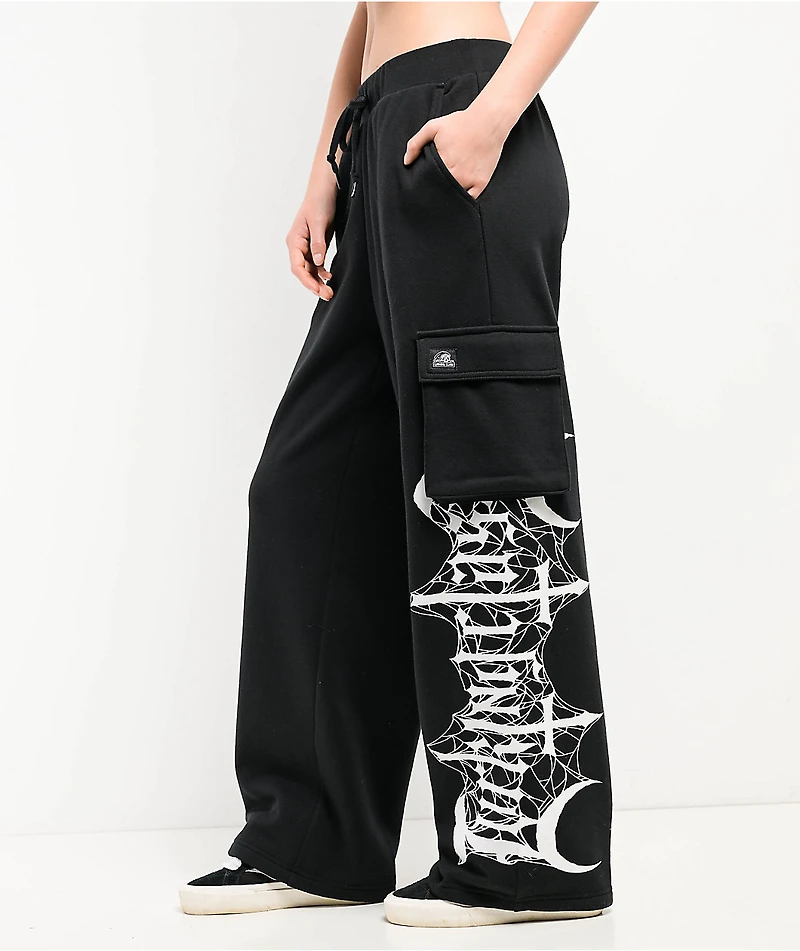Lurking Class Tombs Black Cargo Sweatpants