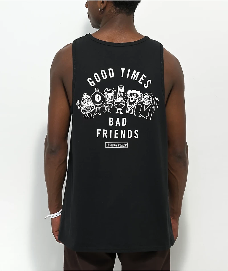 Lurking Class by Sketchy Tank Bad Friends Black Top