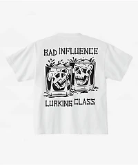 Lurking Class by Sketchy Tank Bad Influence White T-Shirt