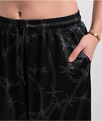 Lurking Class by Sketchy Tank Barbed Wire Black Mesh Shorts