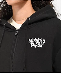 Lurking Class by Sketchy Tank Black Zip Hoodie