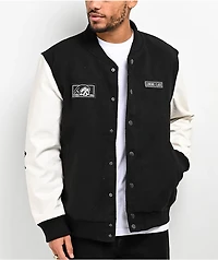 Lurking Class by Sketchy Tank Box Logo Black Varsity Jacket