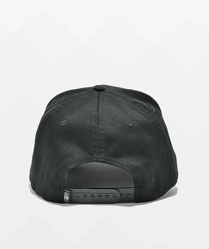 Lurking Class by Sketchy Tank Box Logo Tonal Black Snapback Hat