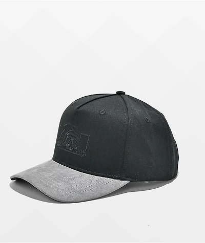 Lurking Class by Sketchy Tank Box Logo Tonal Black Snapback Hat