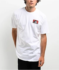 Lurking Class by Sketchy Tank Box Lurker White T-Shirt